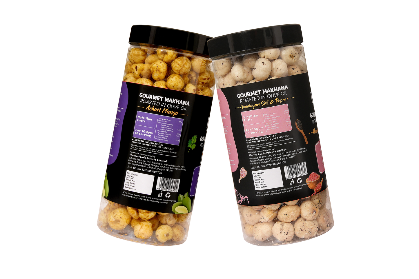 Jar Combo - Pack of 2 (Achari Mango, Himalayan Salt & Pepper)