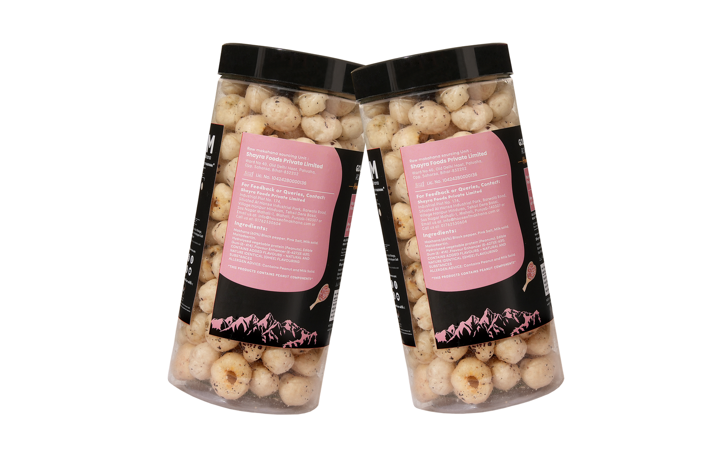 Jar Combo - Pack of 2 (Himalayan Salt & Pepper, Himalayan Salt & Pepper)