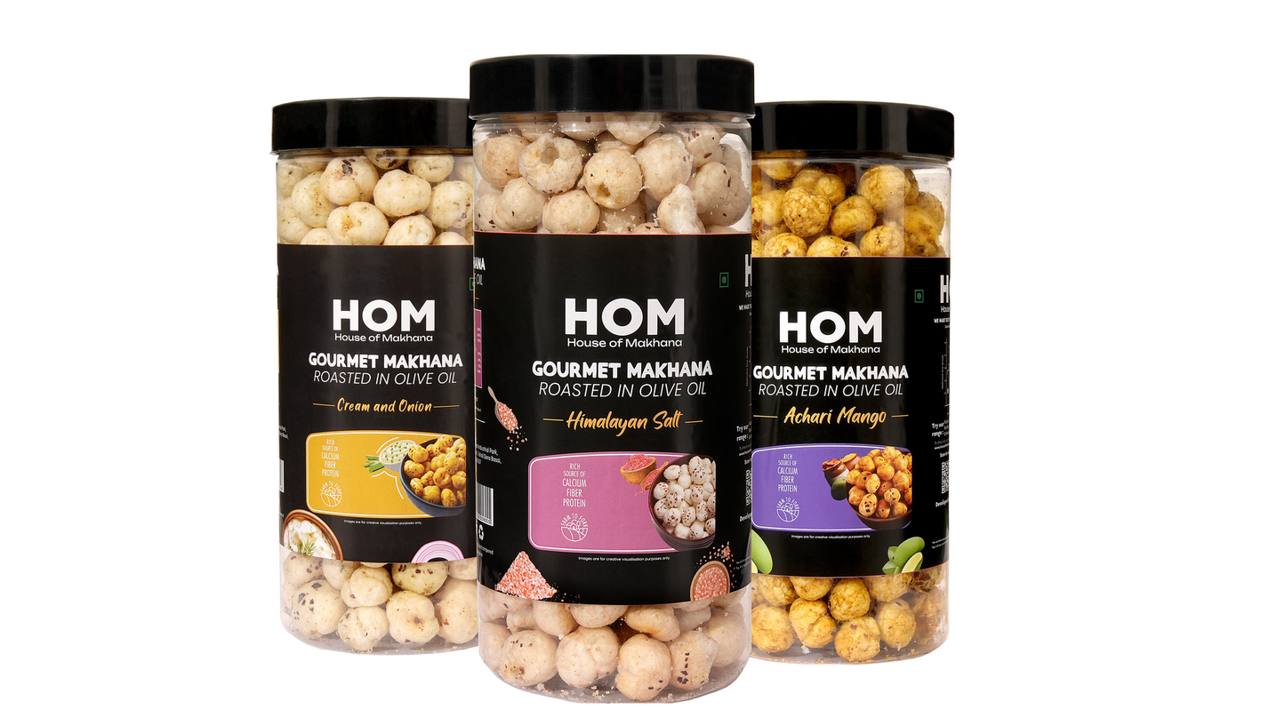 Raw Makhana - Pack of 5 – Healthy Roasted Makhana Snack
