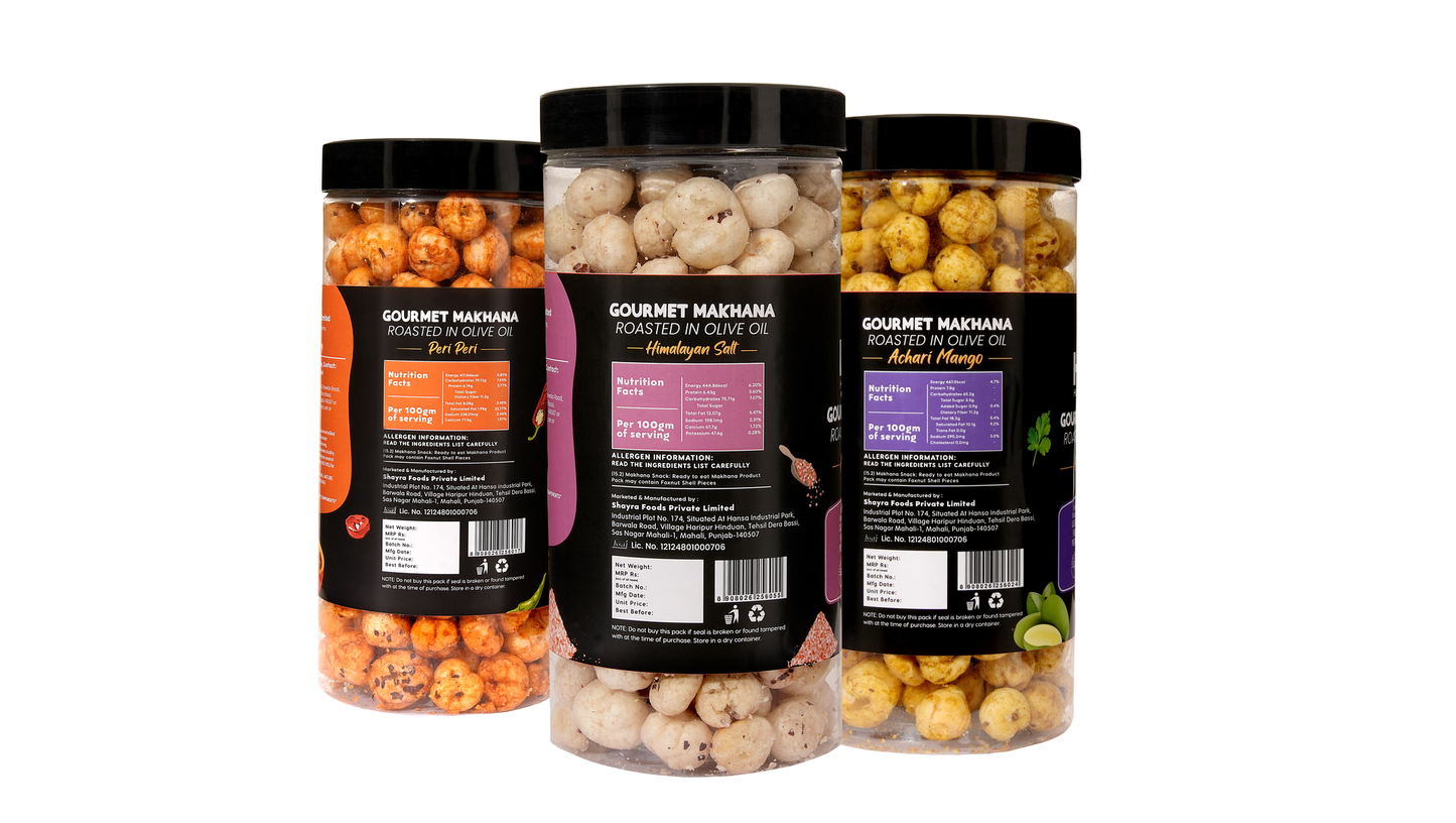 Raw Makhana - Pack of 5 – Healthy Roasted Makhana Snack
