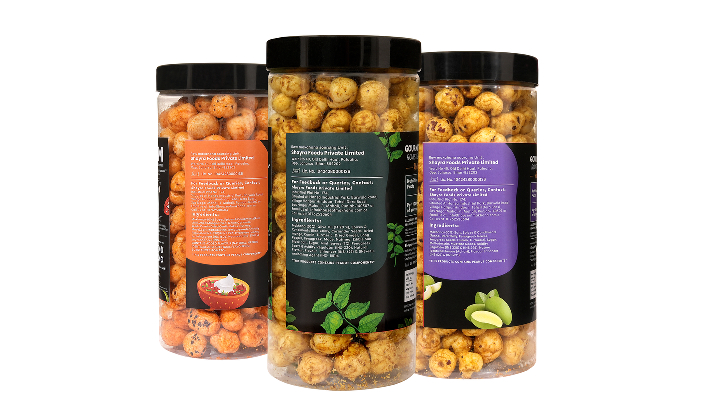 Raw Makhana - Pack of 5 – Healthy Roasted Makhana Snack