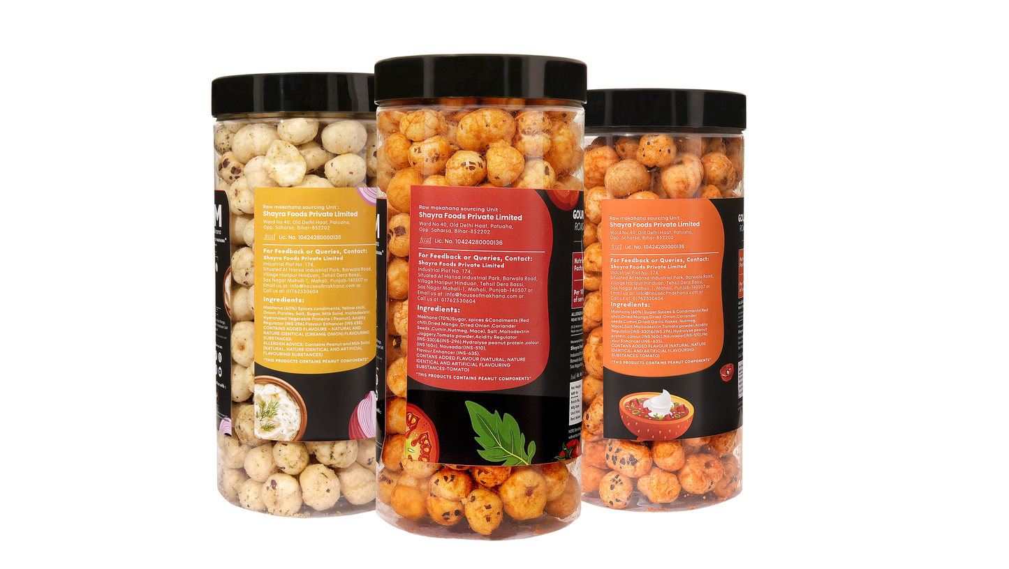 Raw Makhana - Pack of 5 – Healthy Roasted Makhana Snack