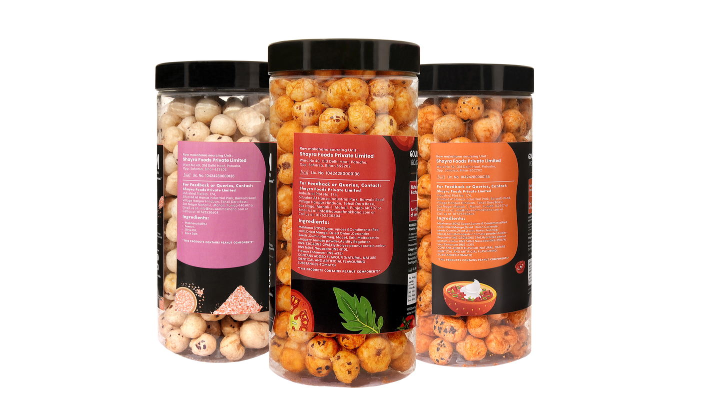 Raw Makhana - Pack of 5 – Healthy Roasted Makhana Snack