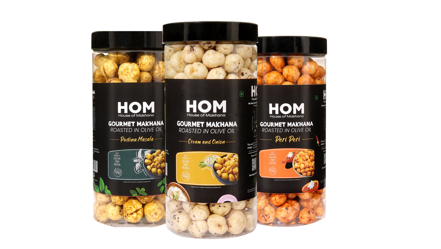 Raw Makhana - Pack of 5 – Healthy Roasted Makhana Snack