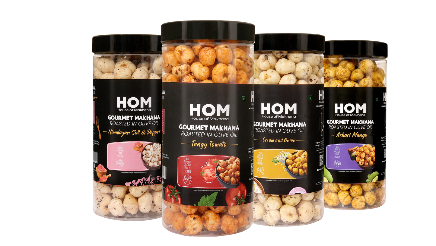 Raw Makhana - Pack of 5 – Healthy Roasted Makhana Snack