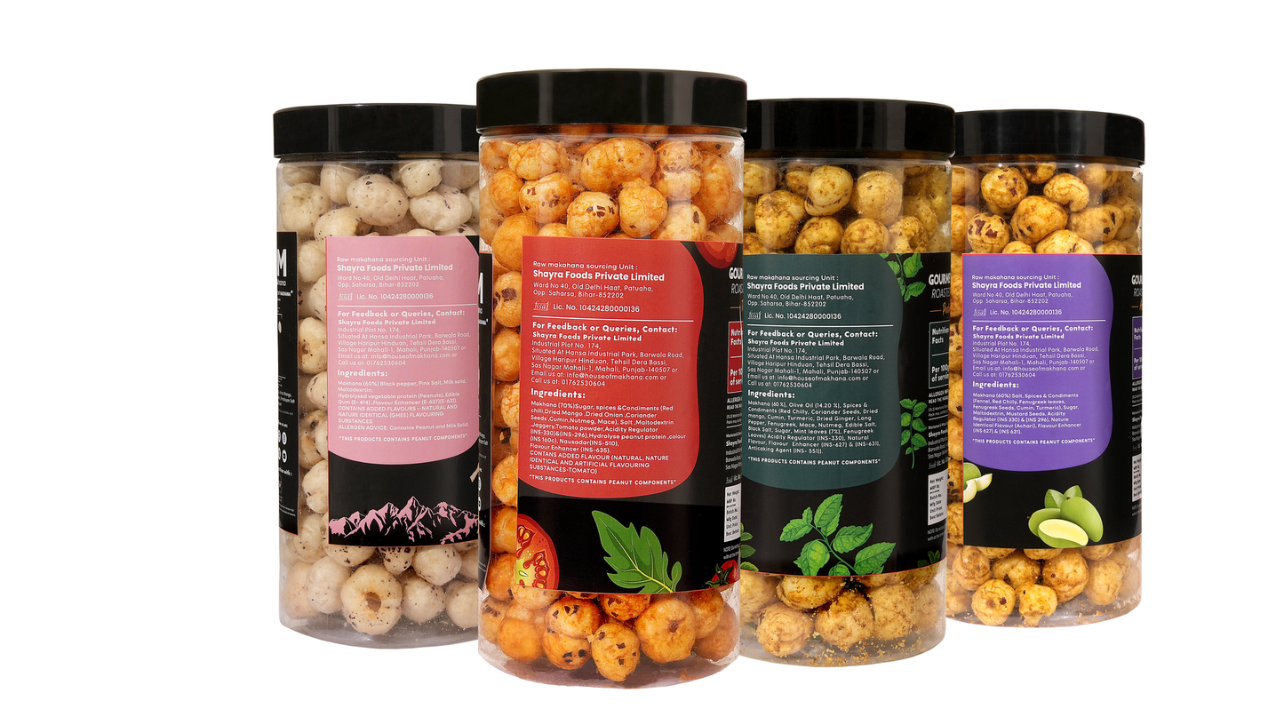Raw Makhana - Pack of 5 – Healthy Roasted Makhana Snack