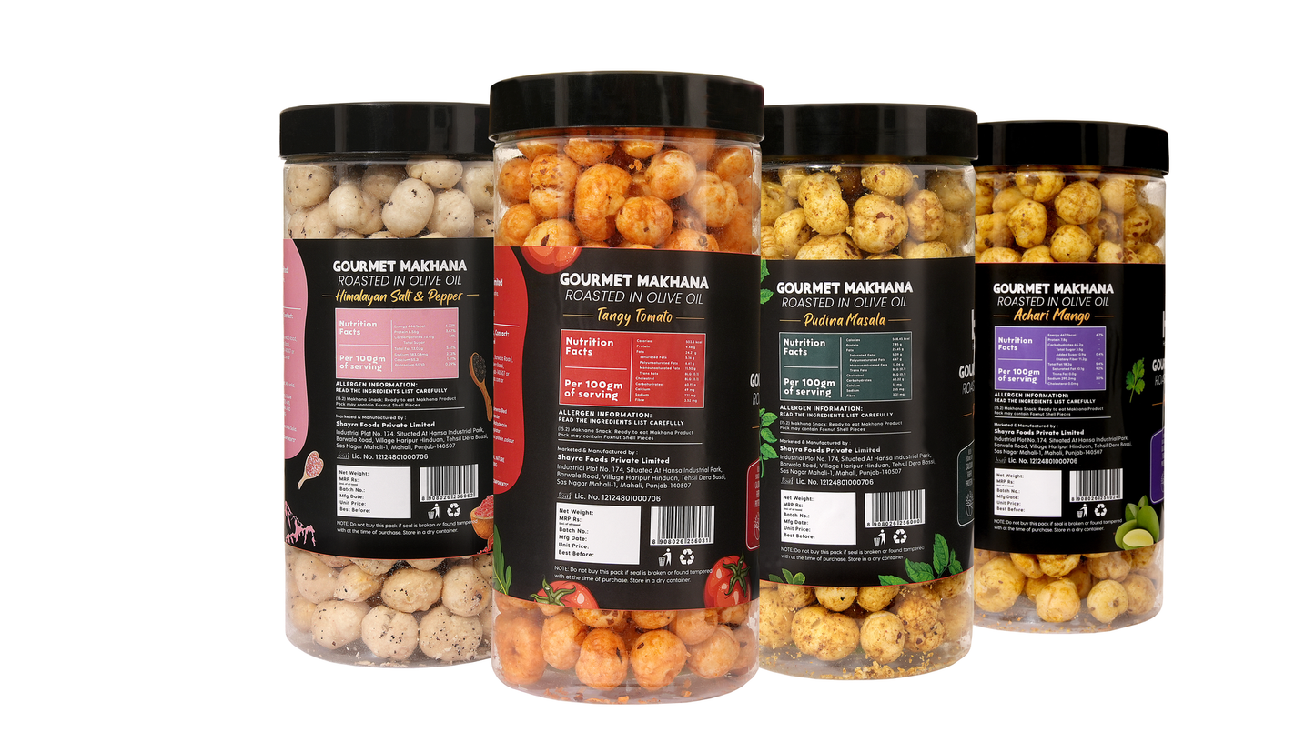 Raw Makhana - Pack of 5 – Healthy Roasted Makhana Snack