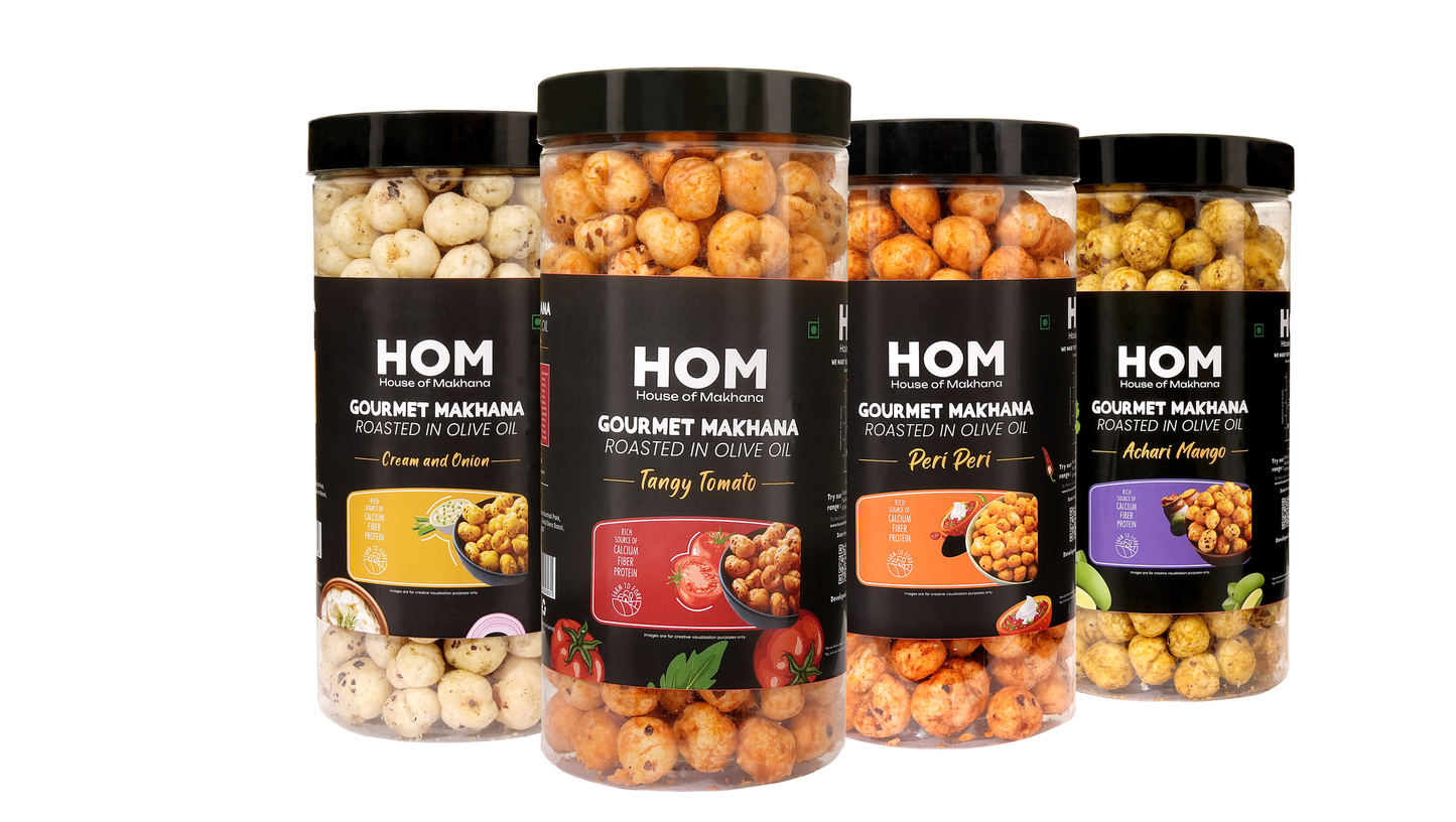 Raw Makhana - Pack of 5 – Healthy Roasted Makhana Snack