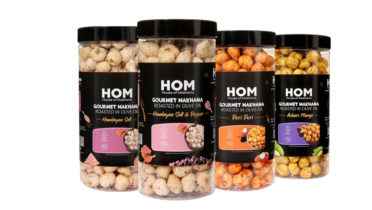 Raw Makhana - Pack of 5 – Healthy Roasted Makhana Snack