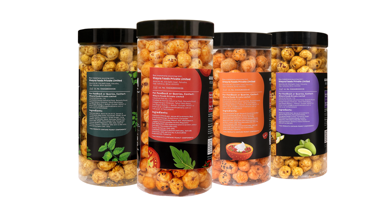 Raw Makhana - Pack of 5 – Healthy Roasted Makhana Snack