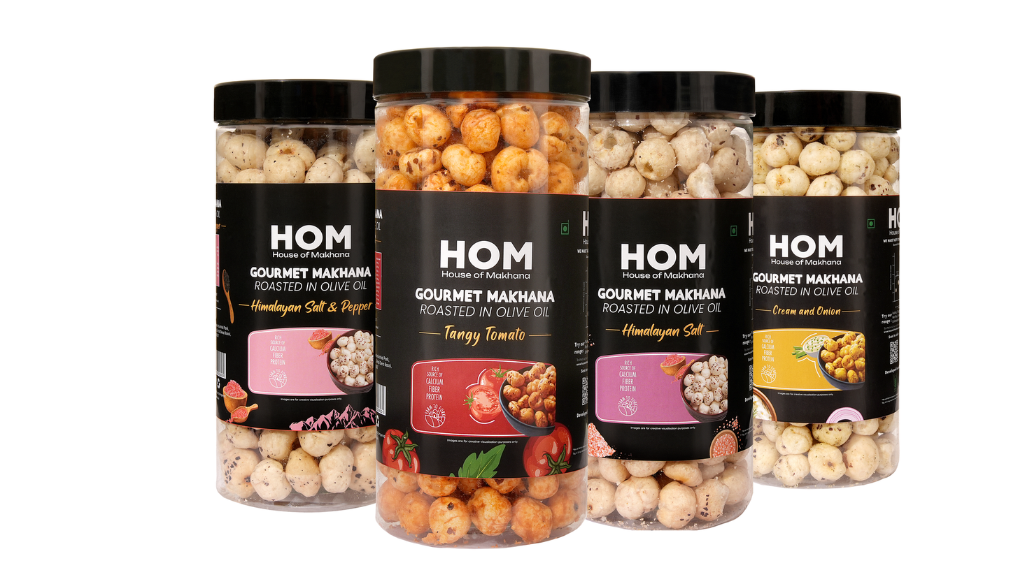 Raw Makhana - Pack of 5 – Healthy Roasted Makhana Snack