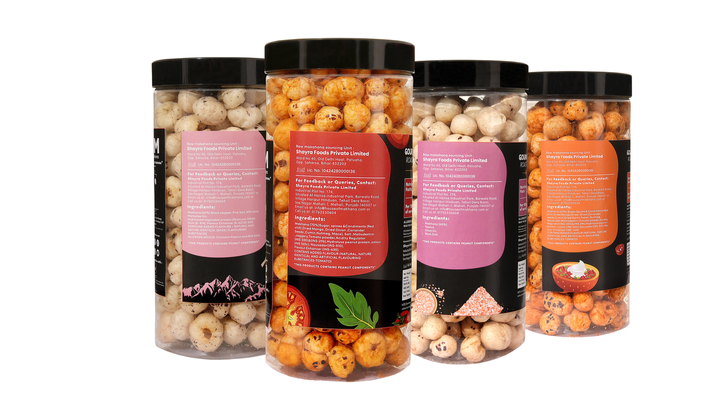 Raw Makhana - Pack of 5 – Healthy Roasted Makhana Snack