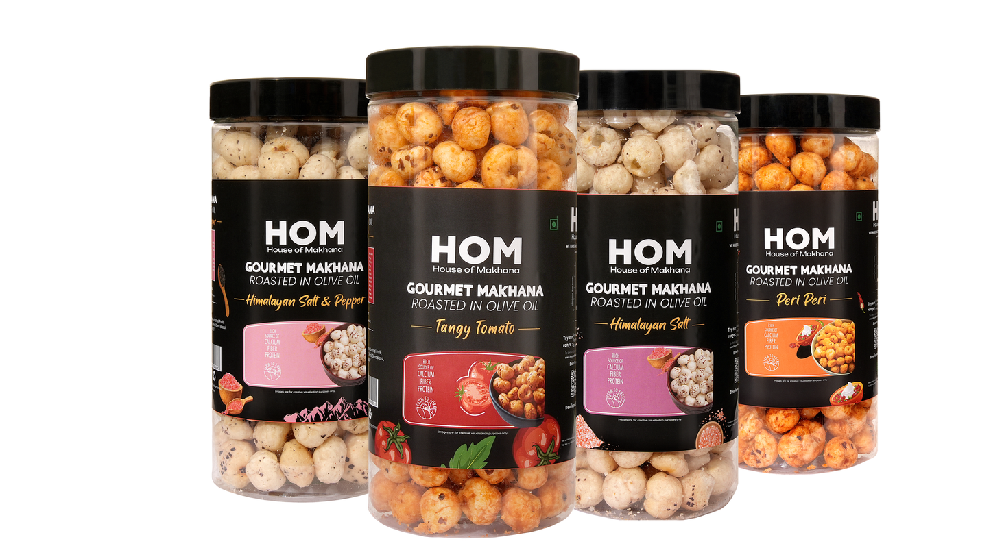 Raw Makhana - Pack of 5 – Healthy Roasted Makhana Snack