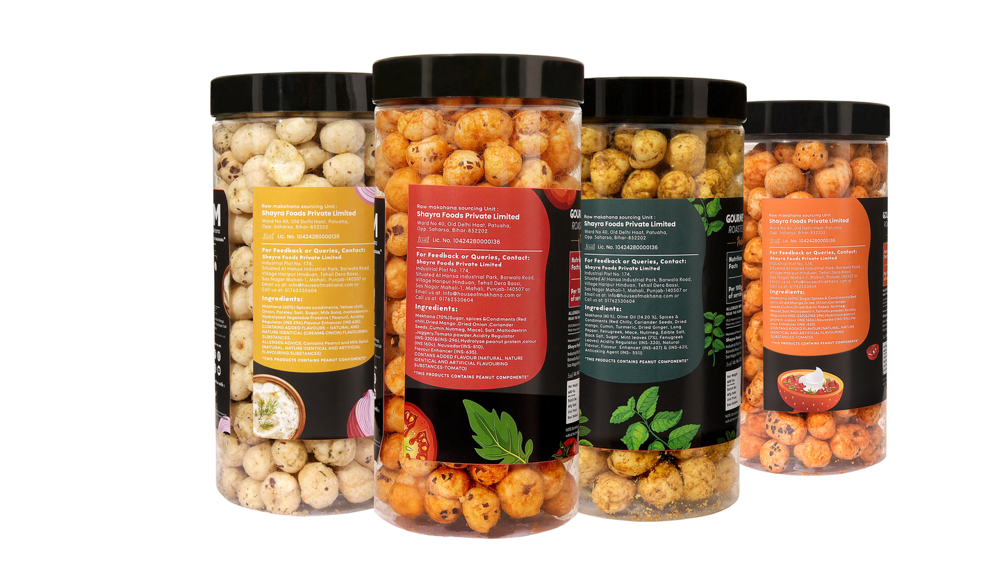 Raw Makhana - Pack of 5 – Healthy Roasted Makhana Snack
