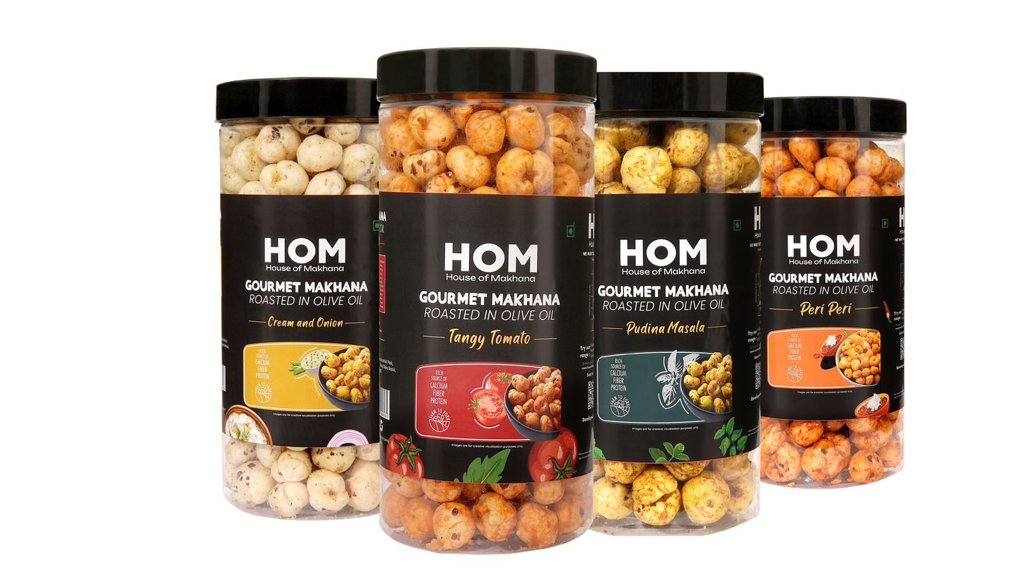 Raw Makhana - Pack of 5 – Healthy Roasted Makhana Snack