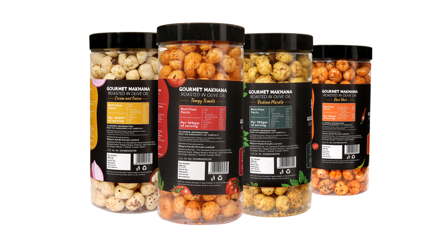 Raw Makhana - Pack of 5 – Healthy Roasted Makhana Snack