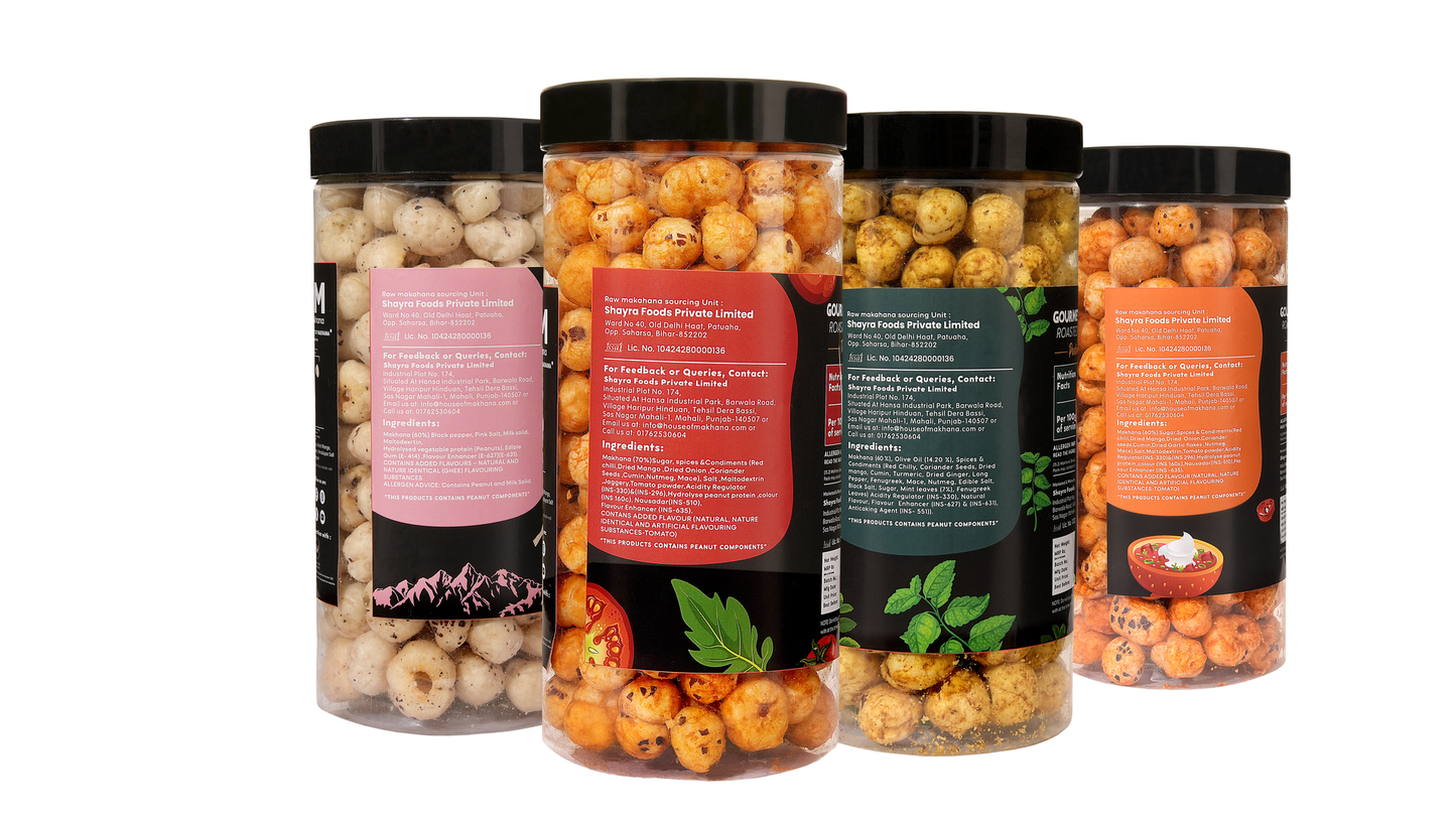 Raw Makhana - Pack of 5 – Healthy Roasted Makhana Snack