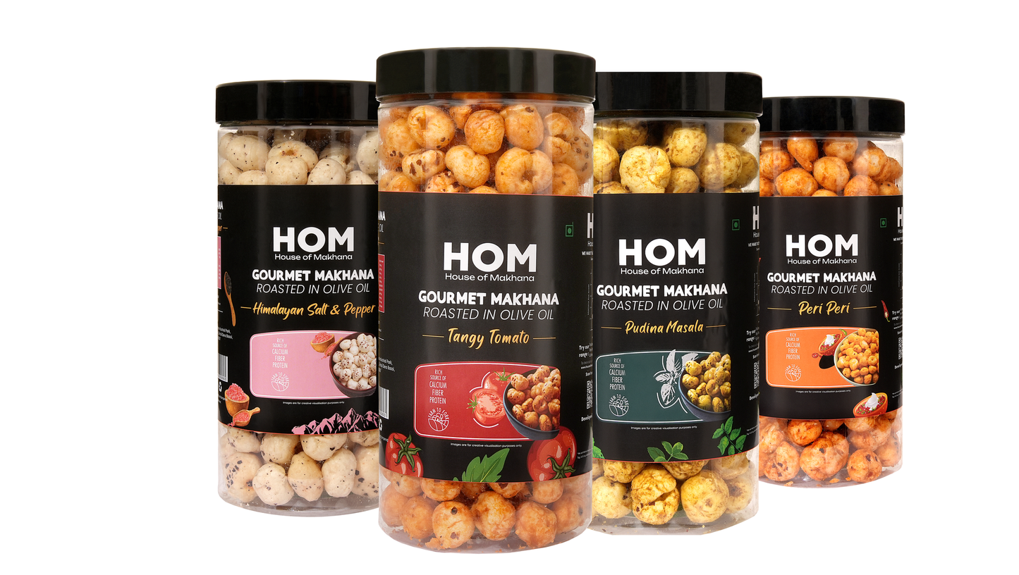 Raw Makhana - Pack of 5 – Healthy Roasted Makhana Snack
