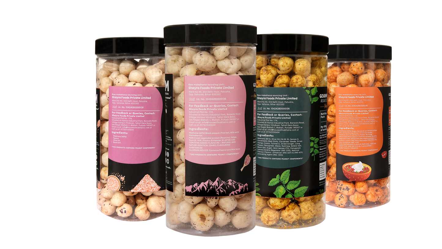 Raw Makhana - Pack of 5 – Healthy Roasted Makhana Snack