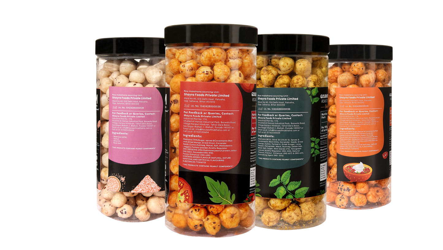 Raw Makhana - Pack of 5 – Healthy Roasted Makhana Snack
