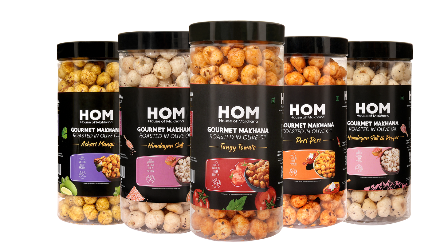 Jar Combo - Pack of 5 (Achari Mango, Peri Peri, Himalayan Salt, Himalayan Salt & Pepper, Tangy Tomato)