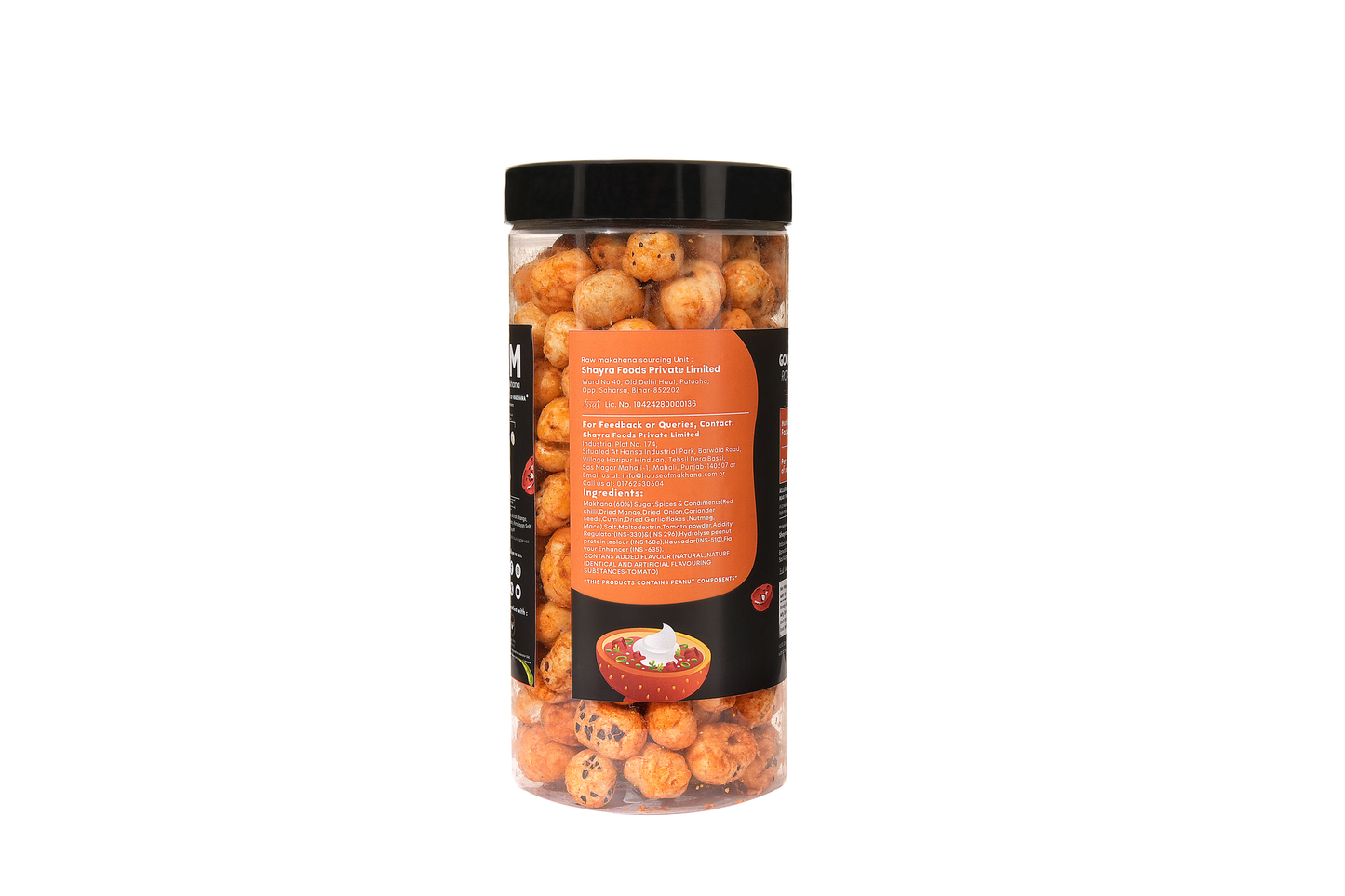 Roasted Makhana || Peri-Peri Flavour - Jar