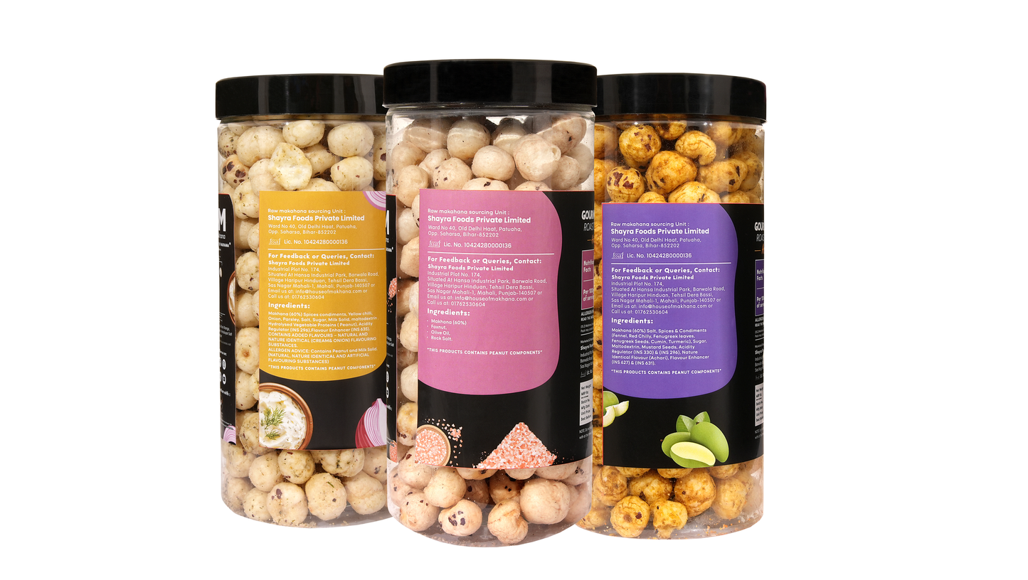 Raw Makhana - Pack of 5 – Healthy Roasted Makhana Snack