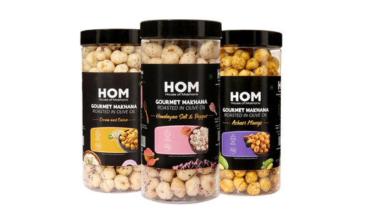 Raw Makhana - Pack of 5 – Healthy Roasted Makhana Snack