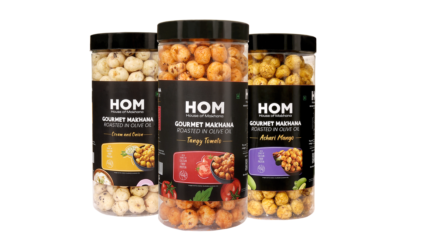 Raw Makhana - Pack of 5 – Healthy Roasted Makhana Snack