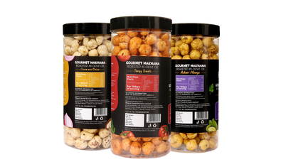 Raw Makhana - Pack of 5 – Healthy Roasted Makhana Snack