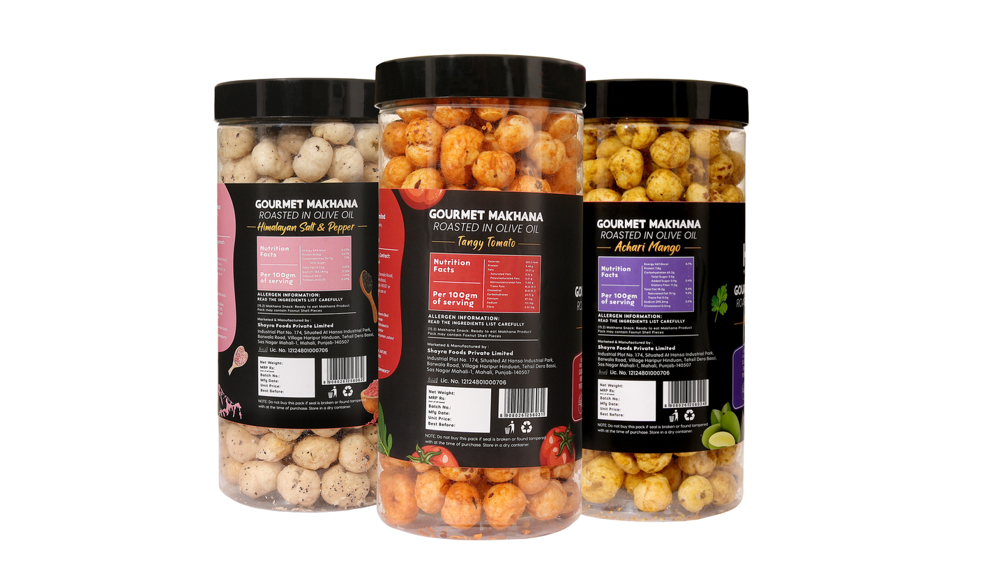 Raw Makhana - Pack of 5 – Healthy Roasted Makhana Snack