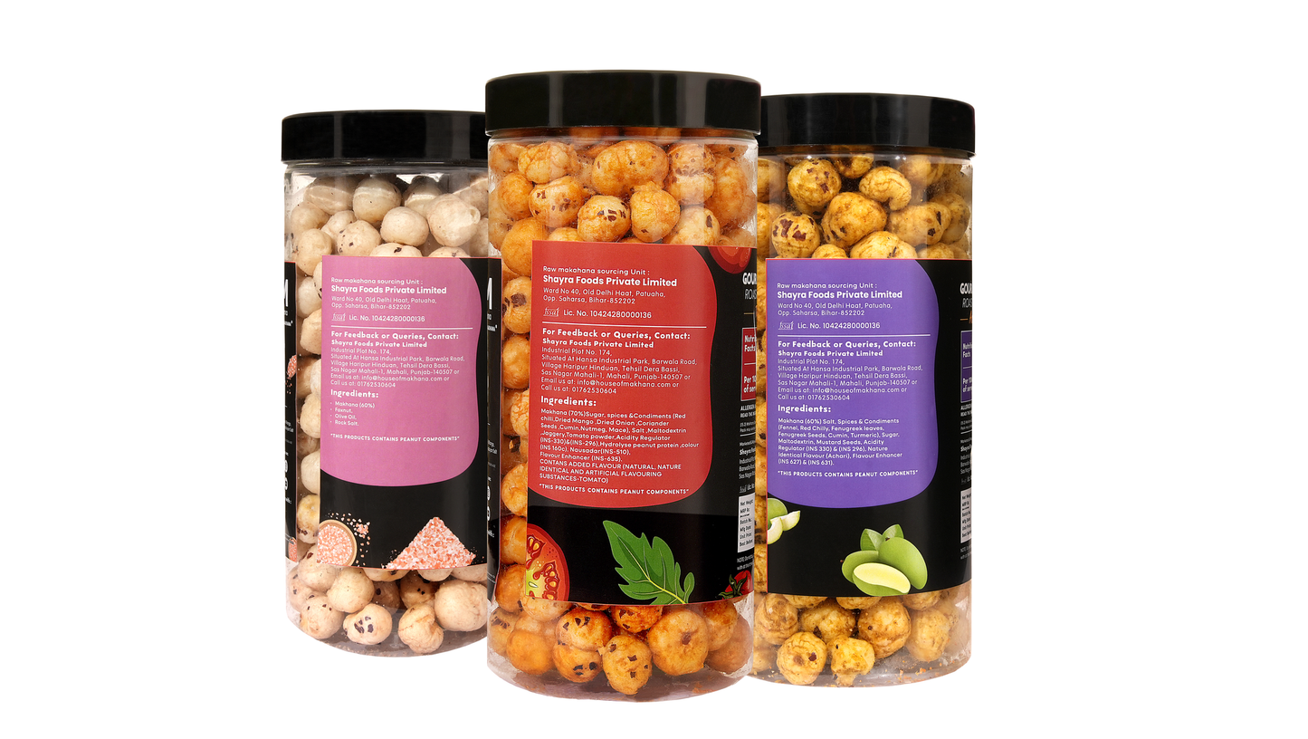 Raw Makhana - Pack of 5 – Healthy Roasted Makhana Snack