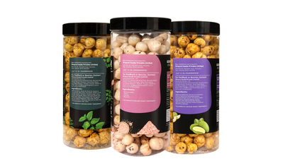 Raw Makhana - Pack of 5 – Healthy Roasted Makhana Snack