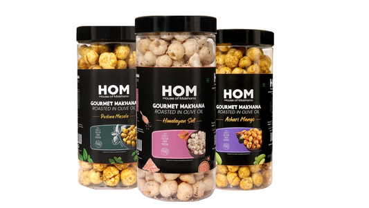 Raw Makhana - Pack of 5 – Healthy Roasted Makhana Snack