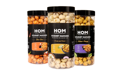 Raw Makhana - Pack of 5 – Healthy Roasted Makhana Snack