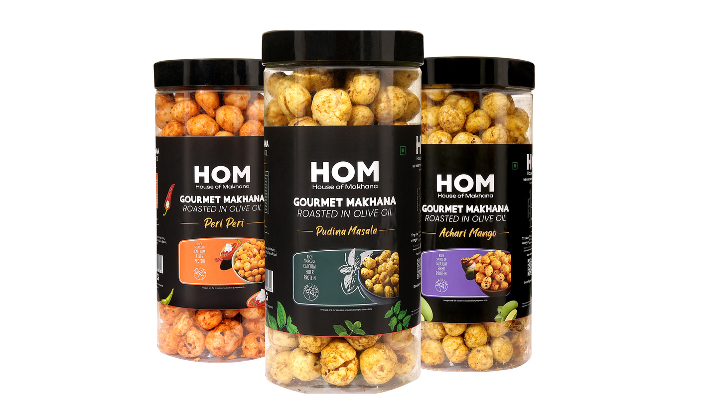 Raw Makhana - Pack of 5 – Healthy Roasted Makhana Snack