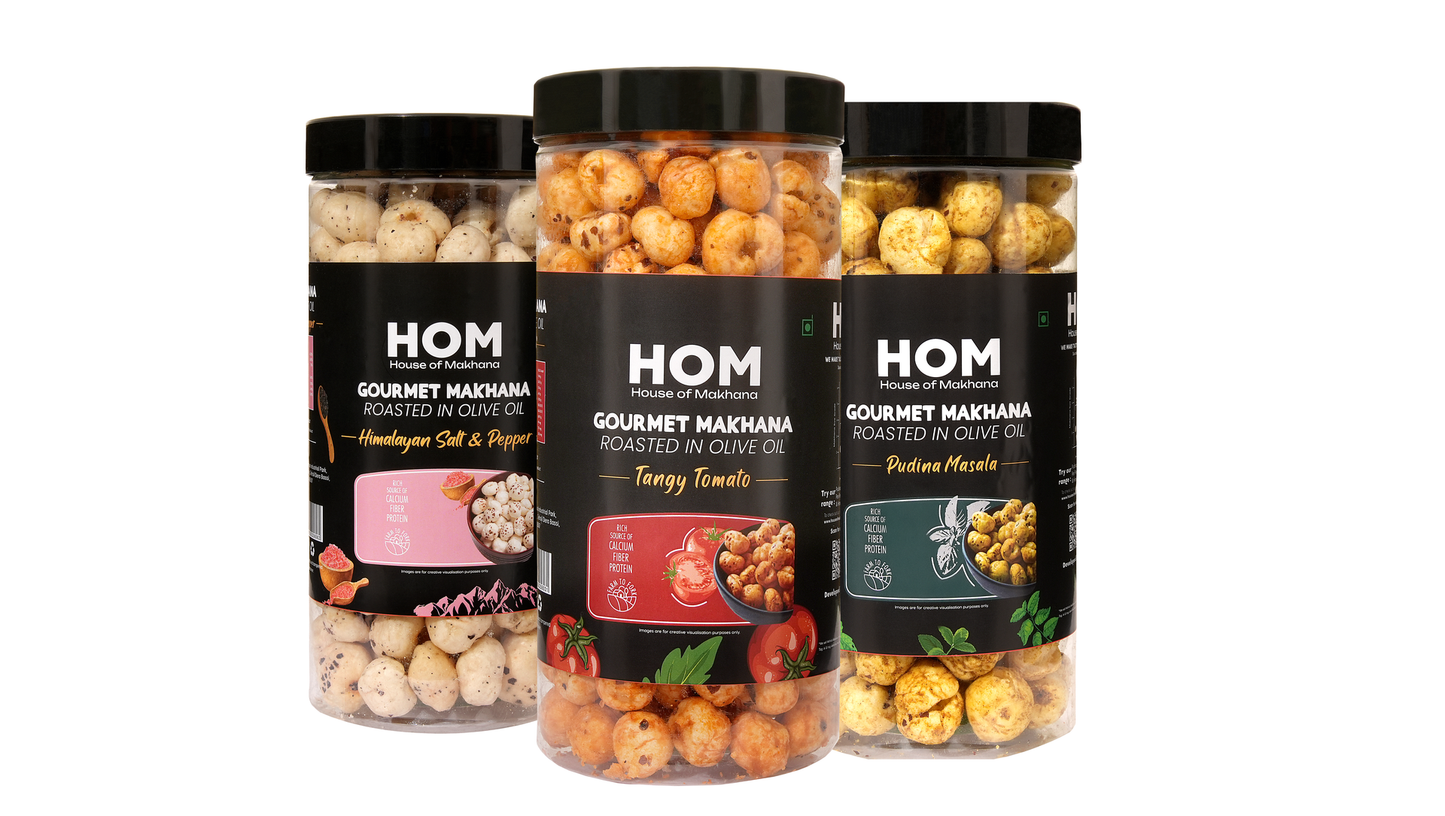 Raw Makhana - Pack of 5 – Healthy Roasted Makhana Snack