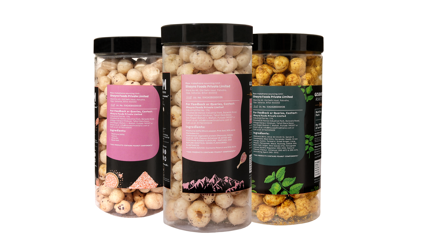 Raw Makhana - Pack of 5 – Healthy Roasted Makhana Snack