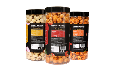 Raw Makhana - Pack of 5 – Healthy Roasted Makhana Snack