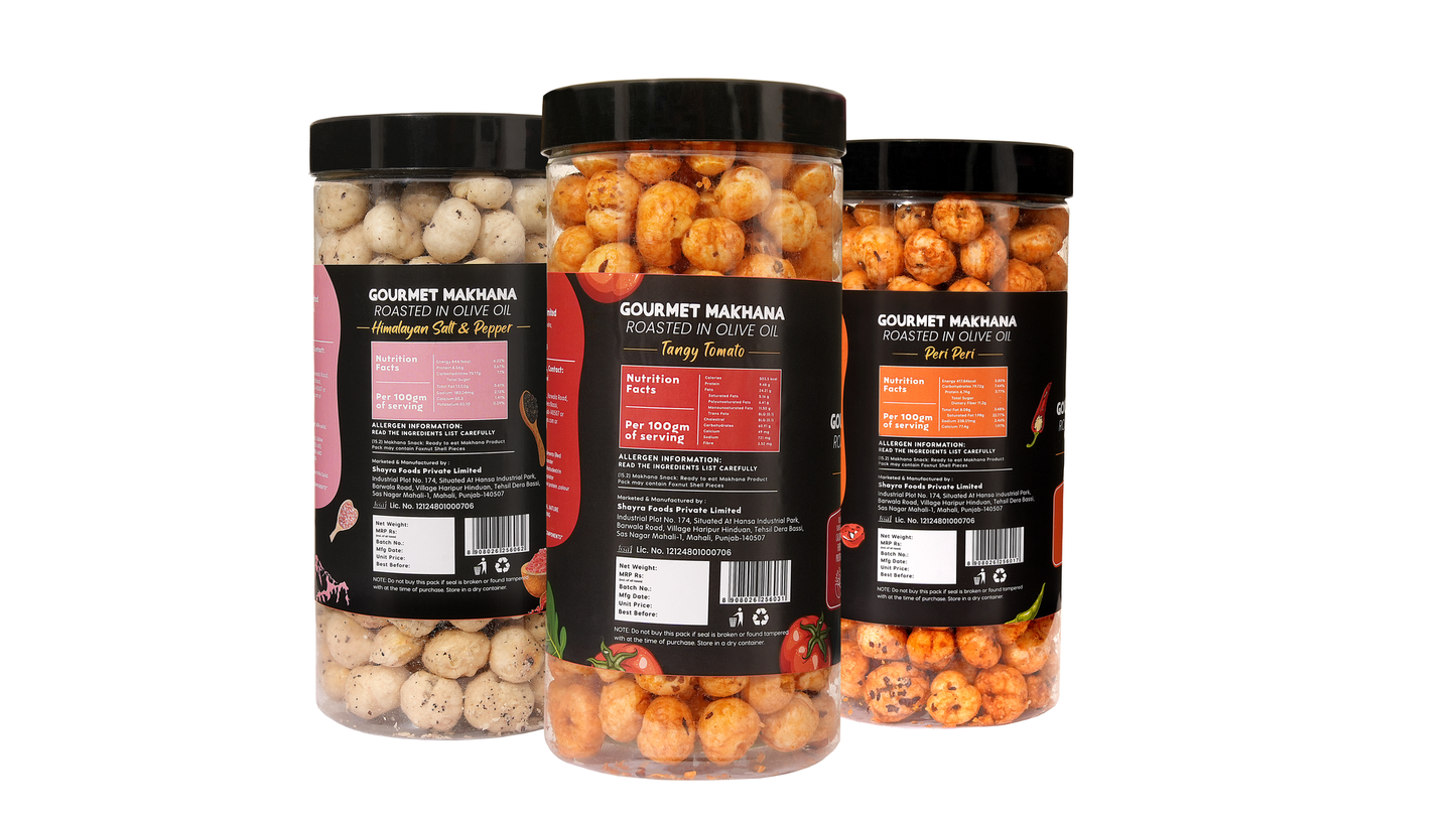 Raw Makhana - Pack of 5 – Healthy Roasted Makhana Snack