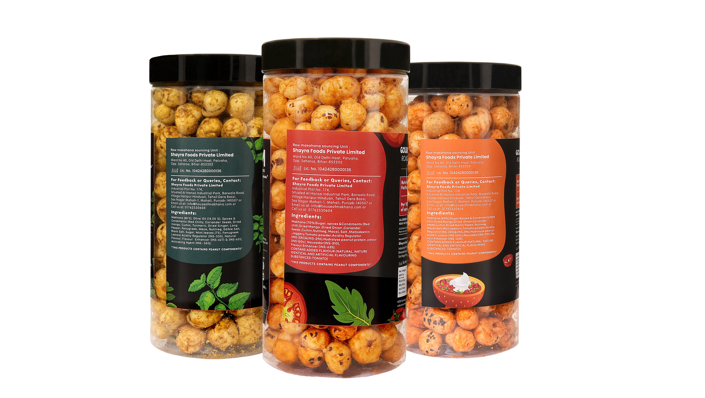 Raw Makhana - Pack of 5 – Healthy Roasted Makhana Snack
