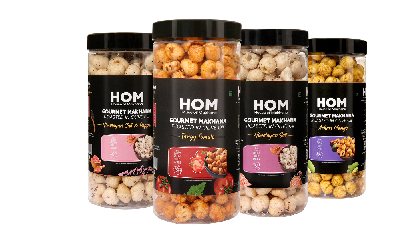 Raw Makhana - Pack of 5 – Healthy Roasted Makhana Snack