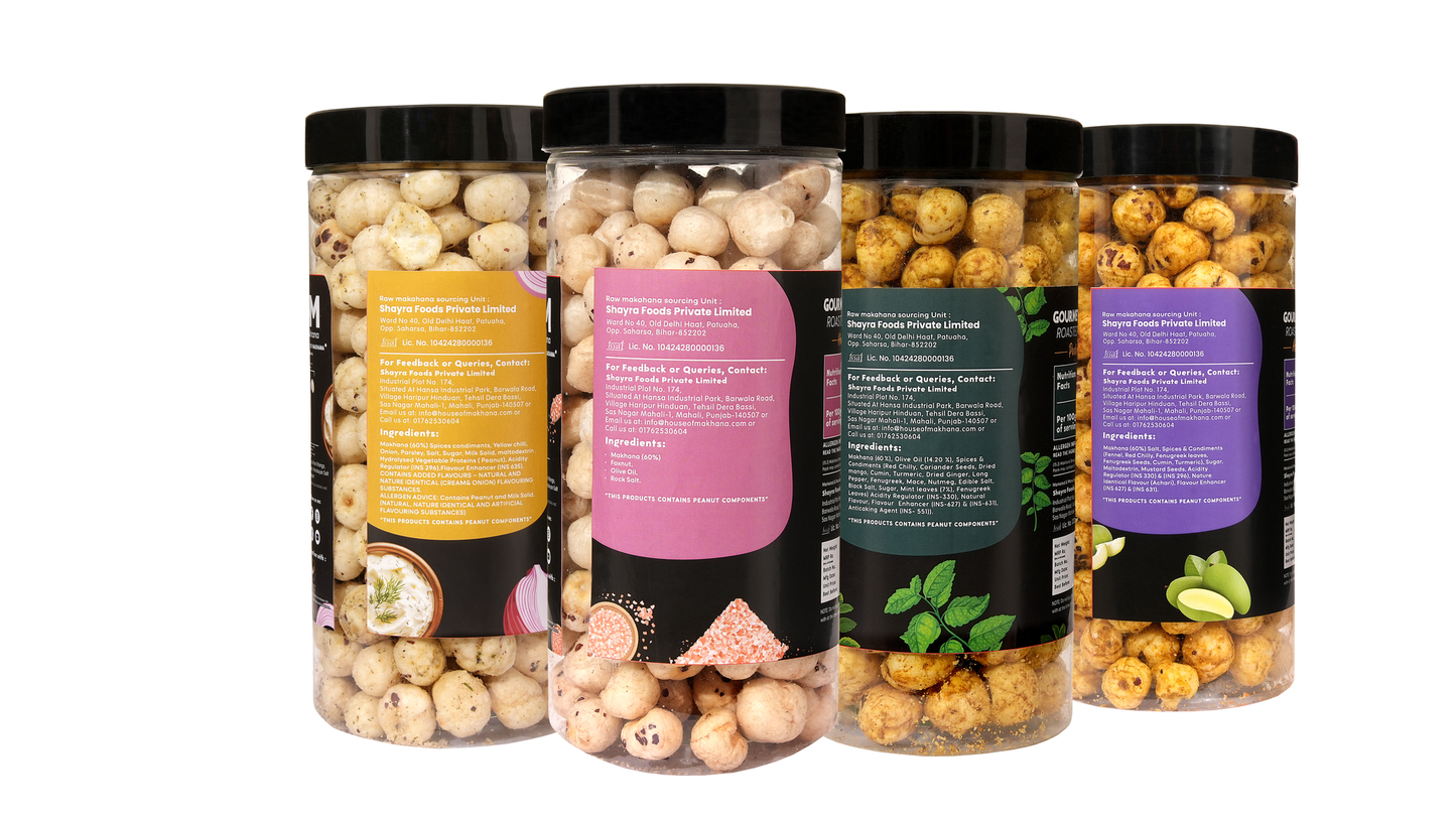 Raw Makhana - Pack of 5 – Healthy Roasted Makhana Snack