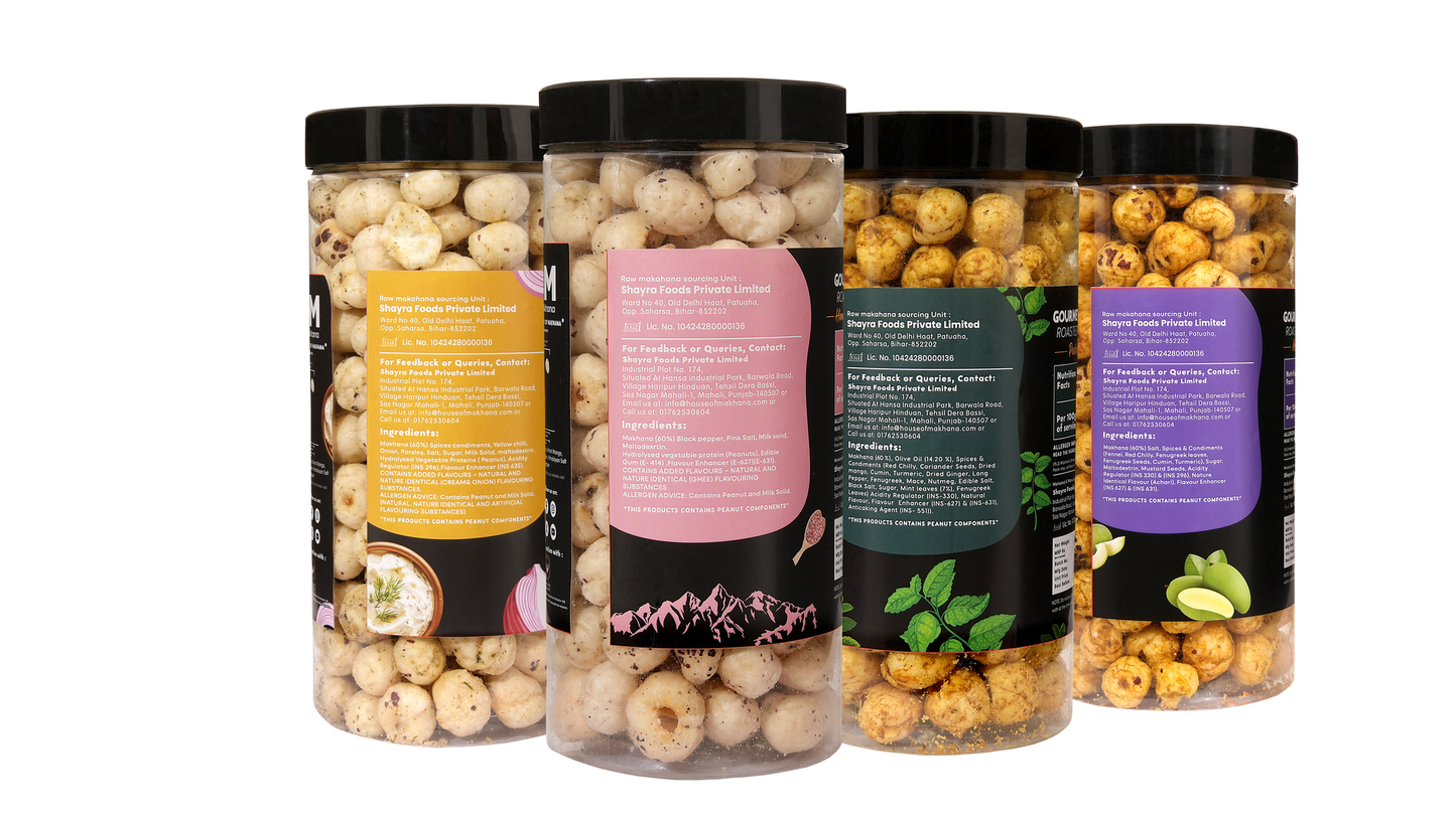 Raw Makhana - Pack of 5 – Healthy Roasted Makhana Snack