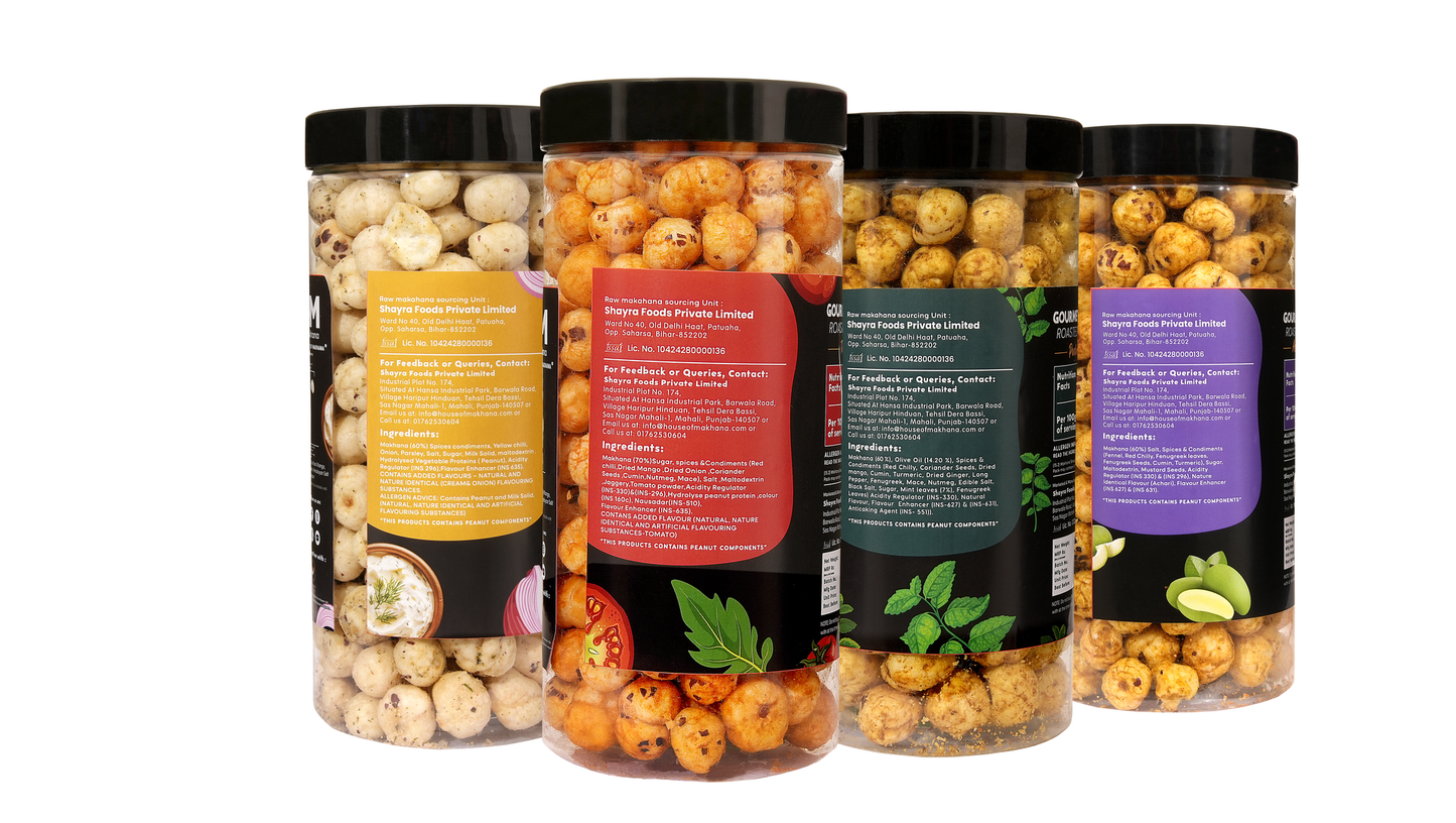 Raw Makhana - Pack of 5 – Healthy Roasted Makhana Snack