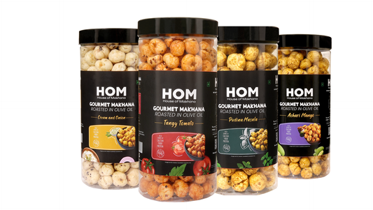 Raw Makhana - Pack of 5 – Healthy Roasted Makhana Snack