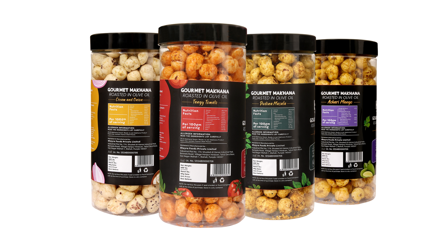 Raw Makhana - Pack of 5 – Healthy Roasted Makhana Snack