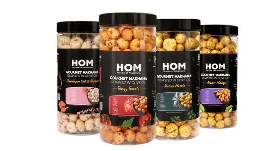 Raw Makhana - Pack of 5 – Healthy Roasted Makhana Snack