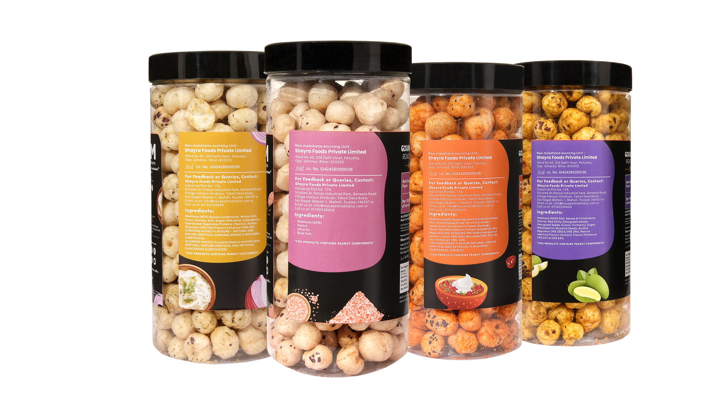 Raw Makhana - Pack of 5 – Healthy Roasted Makhana Snack