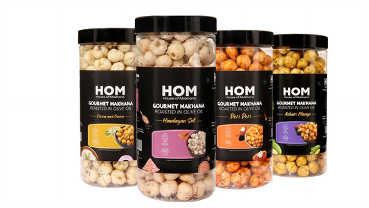 Raw Makhana - Pack of 5 – Healthy Roasted Makhana Snack
